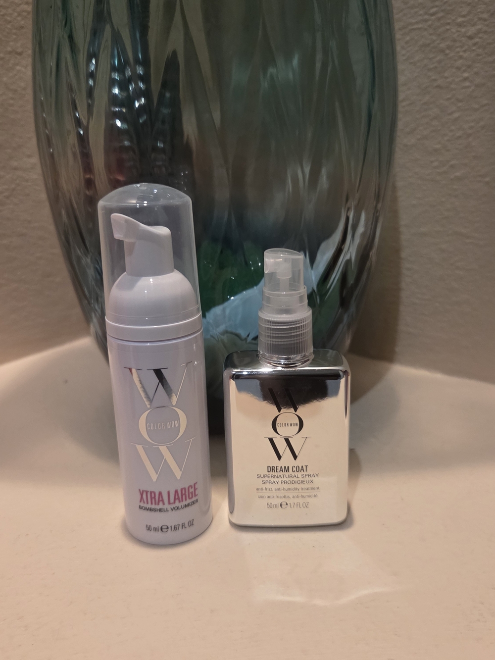 Xtra Large Volumizing Foam & Dream Coat Spray — White Duo